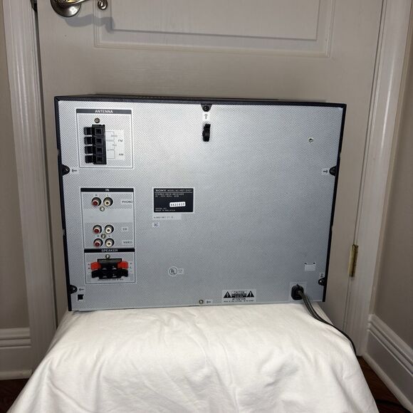 SONY LBT-D107R Compact Stereo System Dual Cassette 5 Disc CD Player Plays Great! - Picture 7 of 9